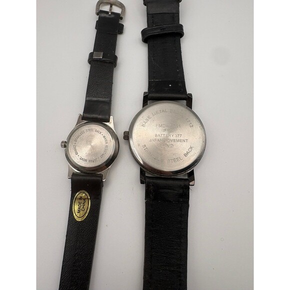 His & Hers Matching Watch Set | FMD & TIME Quartz | New Batteries - Picture 5 of 5